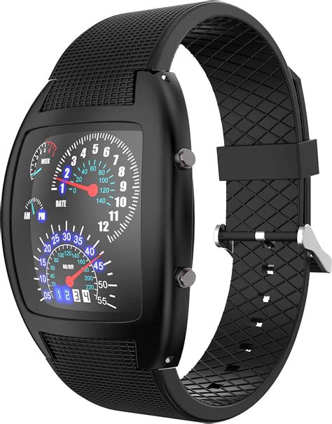 orologio polso led con misurazione di distanze altezze umidita|Smartwatch: Orologi CON Altimetro Barometro .